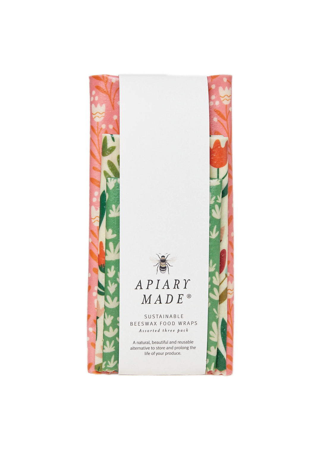 Colourful Kitchen: Assorted Three Pack Beeswax Wraps