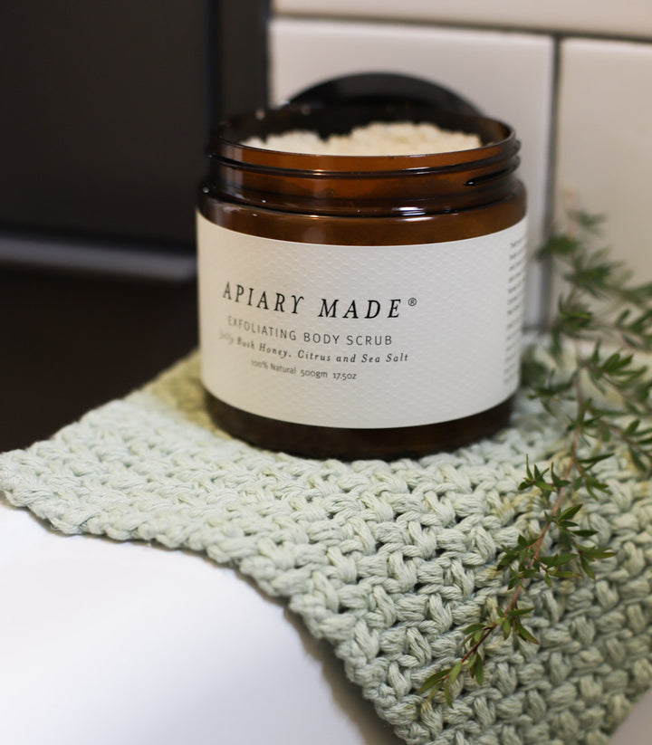Honey, Citrus and Sea Salt Exfoliating Body Scrub