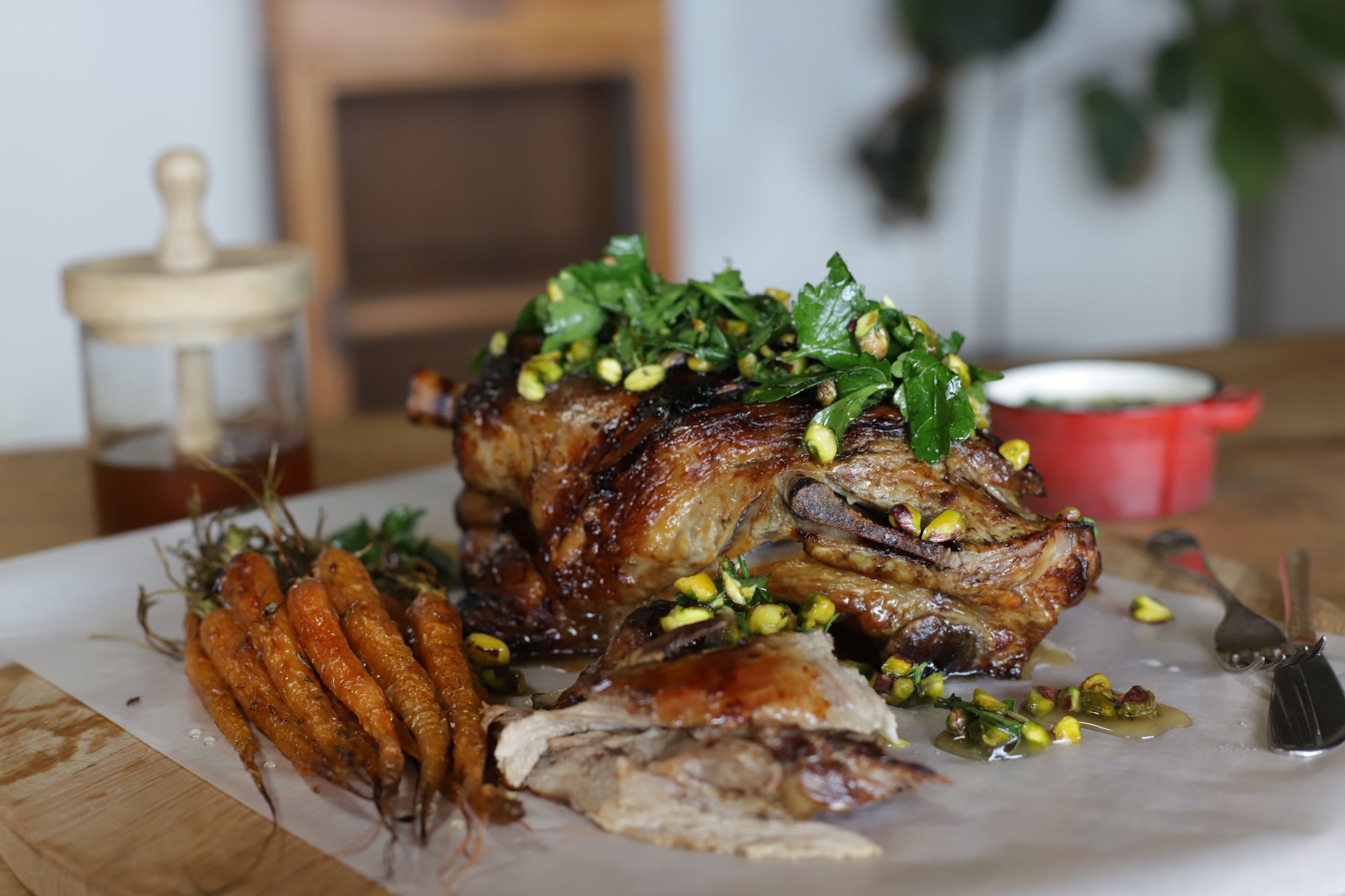 RECIPE: SLOW COOKED LAMB & HONEY DRESSING – Apiary Made